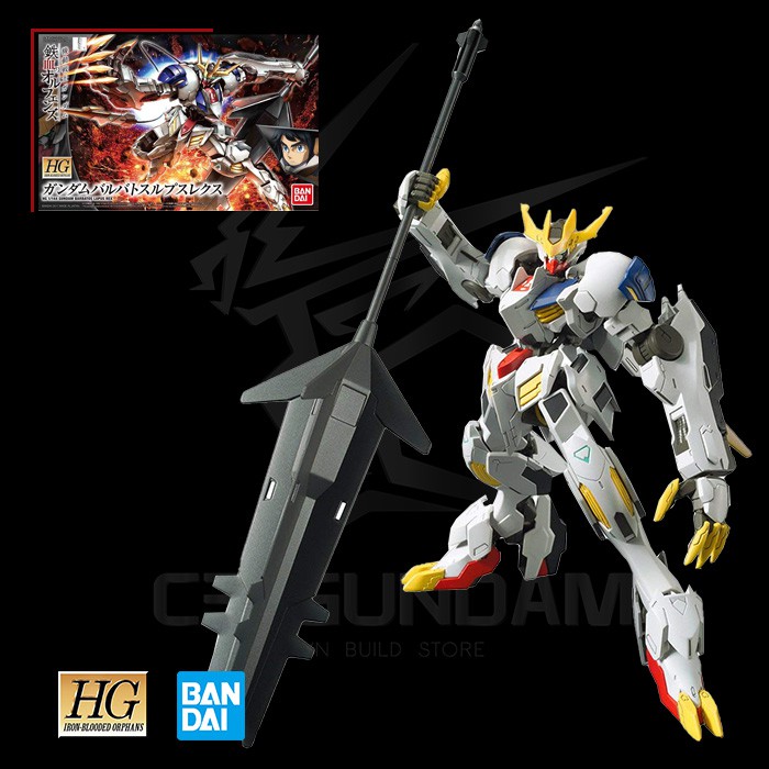 MÔ HÌNH GUNDAM HG 1/144 GUNDAM BARBATOS LUPUS REX BANDAI GUNDAM IRON-BLOODED ORPHANS HGIBO