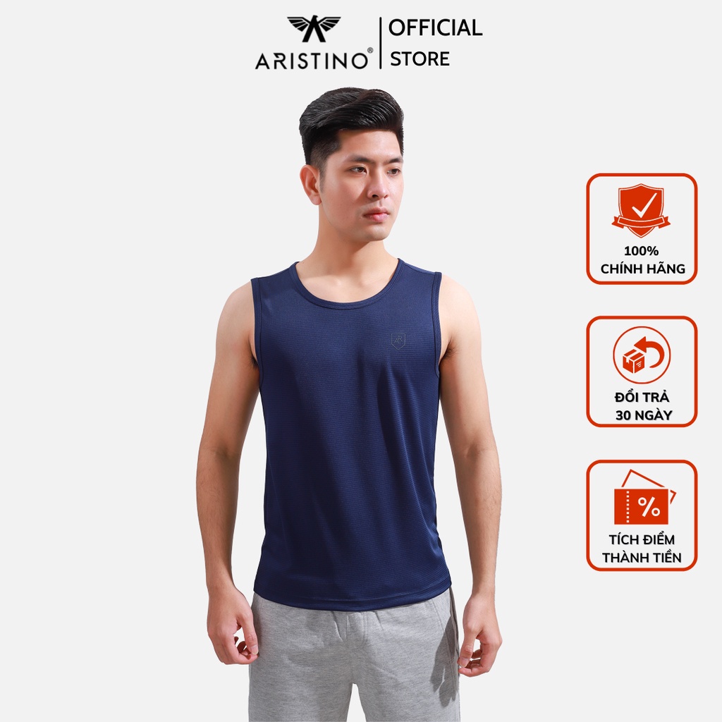 Áo tank top cao cấp Aristino ATT015S8
