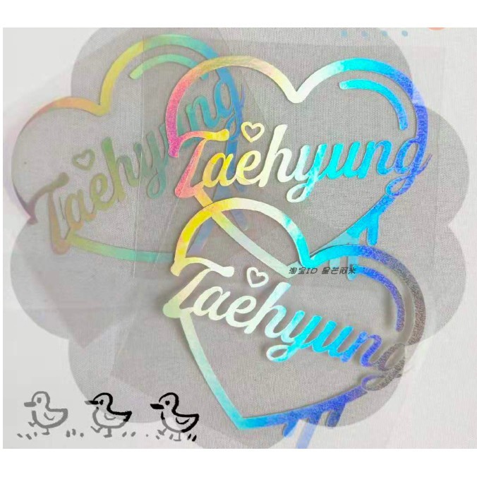 Hình dán Sticker BTS hologram cực xinh
