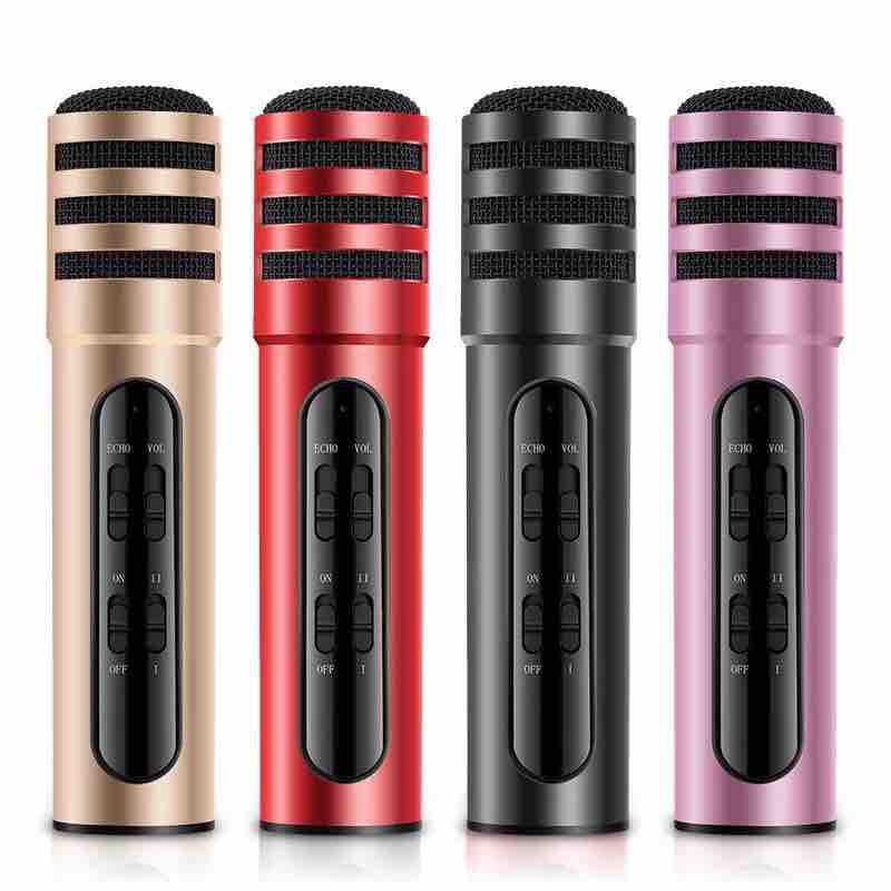 Mic Thu Âm C7 Hàng Loại 1 . Micro Livestream, Karaoke 3in1, Tặng Kèm Tai Nghe, Thiết Kế Nhỏ Gọn. Bảo Hành 6 Tháng