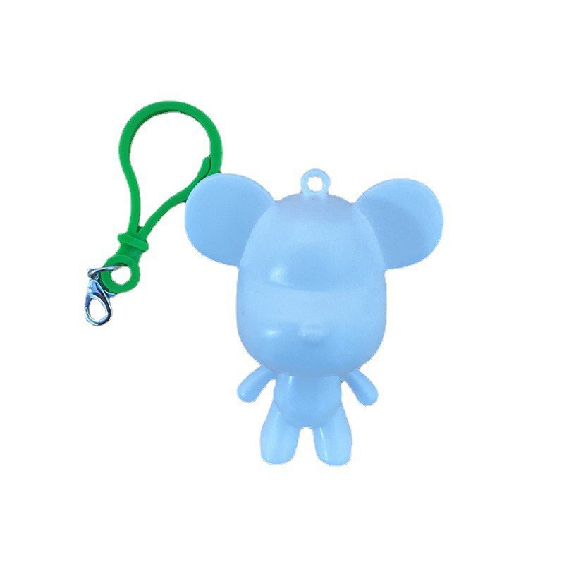 Móc Khóa Hình Gấu Dạng Chất Lỏng DIY