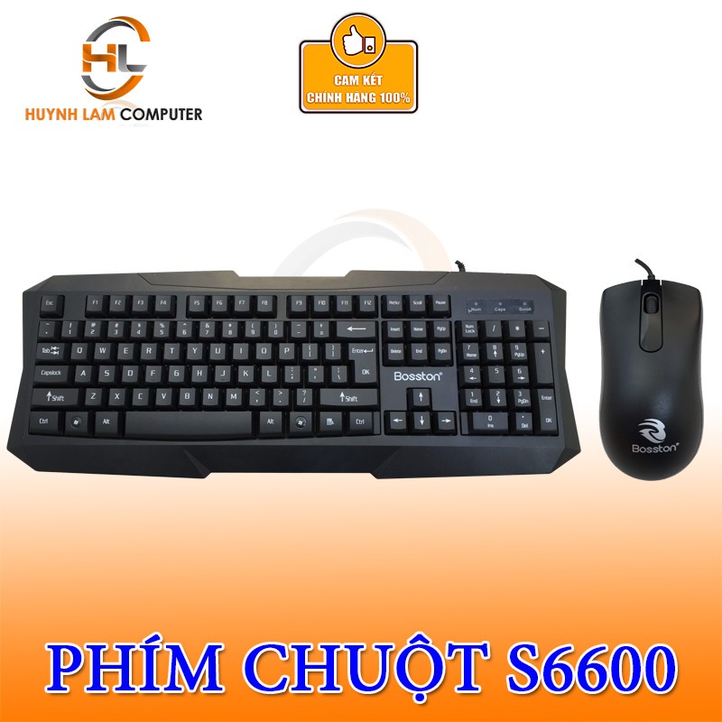 Bộ Phím chuột có dây bosston S6600 VSP Phân phối