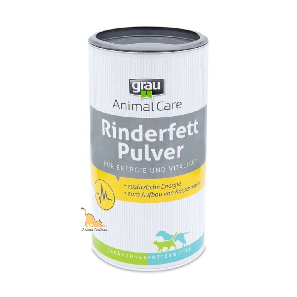 [Mã PET50K giảm Giảm 10% - Tối đa 50K đơn từ 250K] MỠ BÒ GRAU RINDERFETT-PULVER CHO CHÓ MÈO