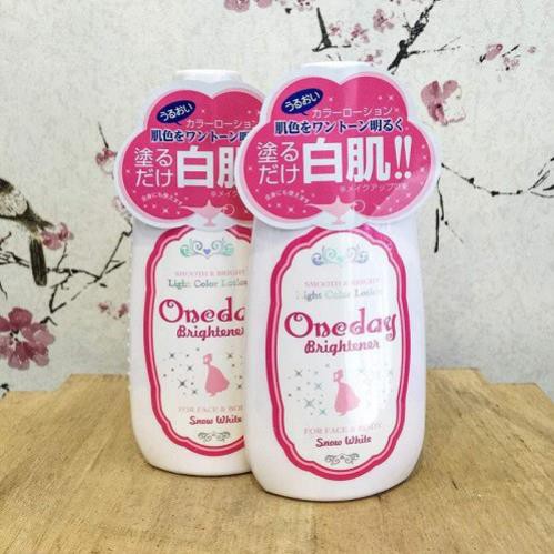 Lotion trắng da One day cho mặt và toàn thânCHÍNH HÃNG Dưỡng da trắng hồng và sáng dài lâu