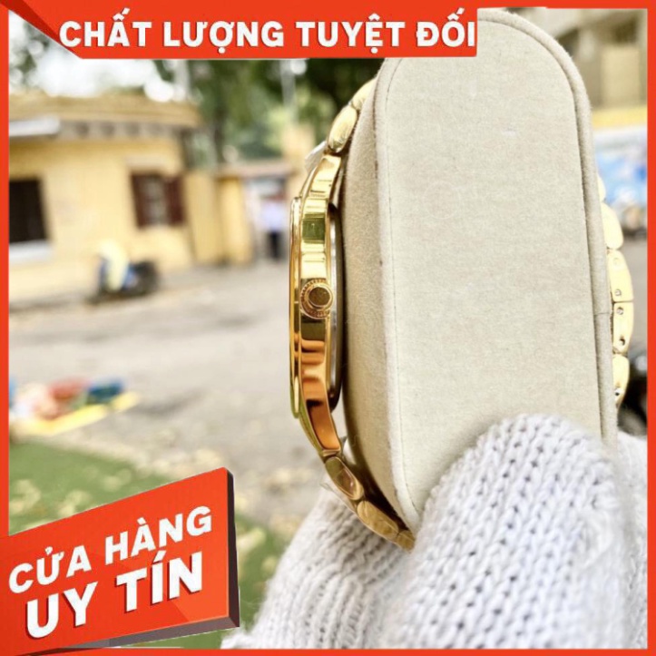 Đồng Hồ Nam longines Sapphire LG032 Case 38mm Dây Thép Máy Pin Nhật