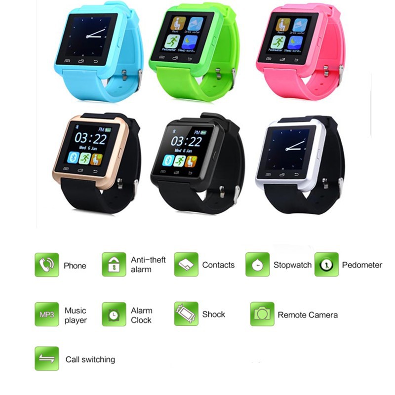 Đồng Hồ Thông Minh U8 Kết Nối Bluetooth Cho Android