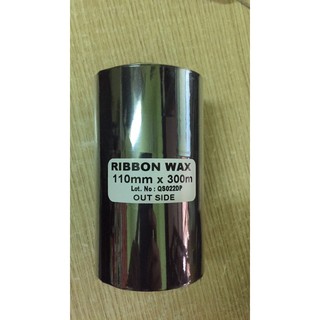 Ruy băng mực in mã vạch wax khổ 110mm x 300m