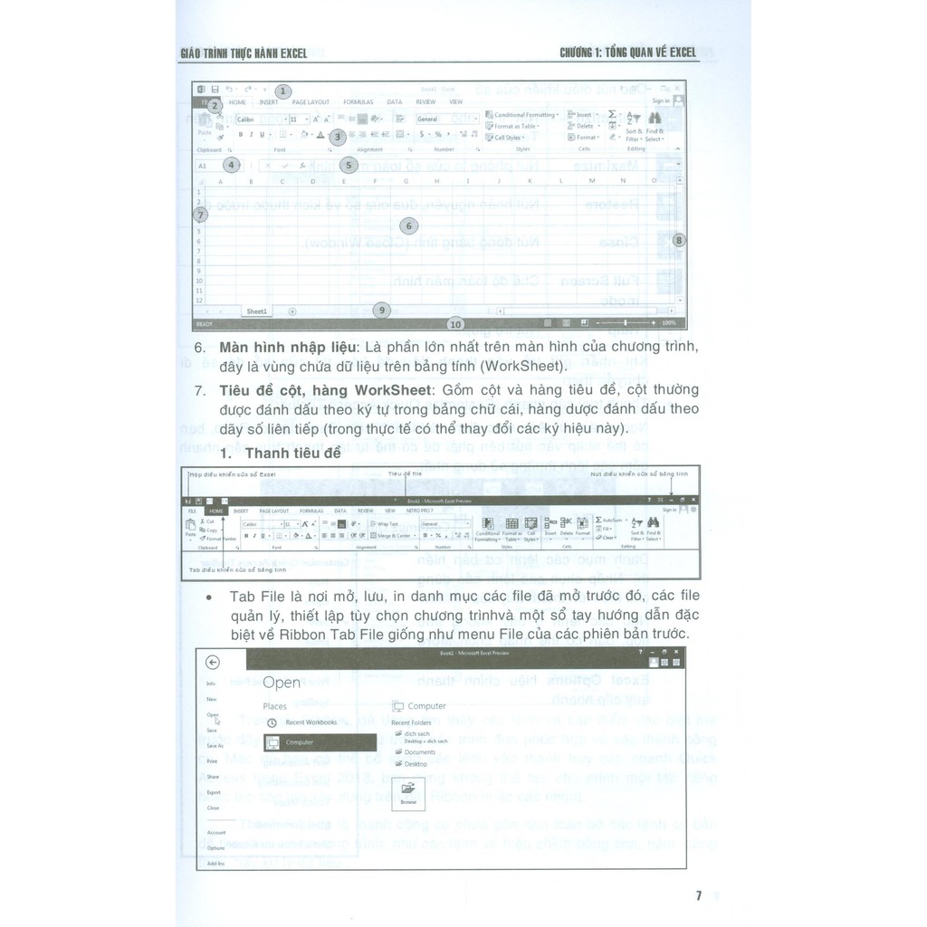 Sách - Giáo Trình Thực Hành Excel - Dùng Cho Các Phiên Bản 2019, 2016, 2013