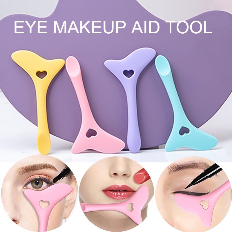 Khuôn Silicone Hỗ Trợ Kẻ Mắt Trang Điểm Đa Năng