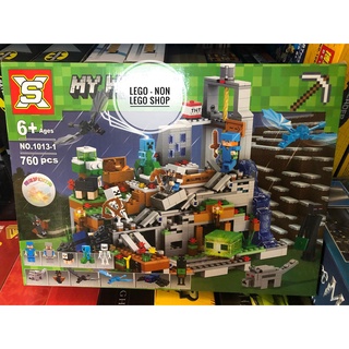 Minecraft - SX 1013 ( Lắp Ghép Cuộc Chiến Trong Hang Động Rồng 760 Mảnh )