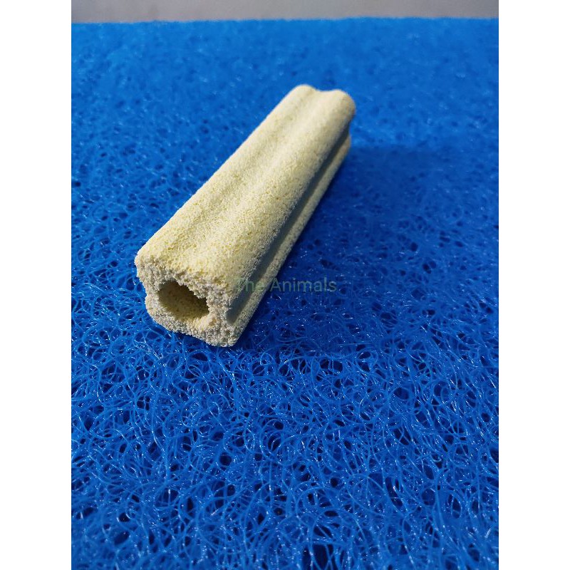 Thanh sứ hoa mai vàng lọc nước 9x3cm và 15x3.5cm - Lọc tràn- Vật liệu lọc