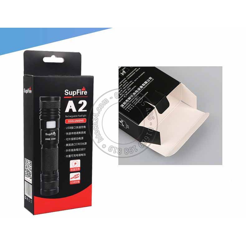 Đèn pin Supfire A2 - Zoom