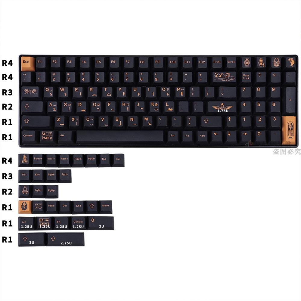 Keycap GMK hơn 50 mẫu khác nhau, in Dye Sub sắc nét, chất lượng cao Profile XDA Cherry