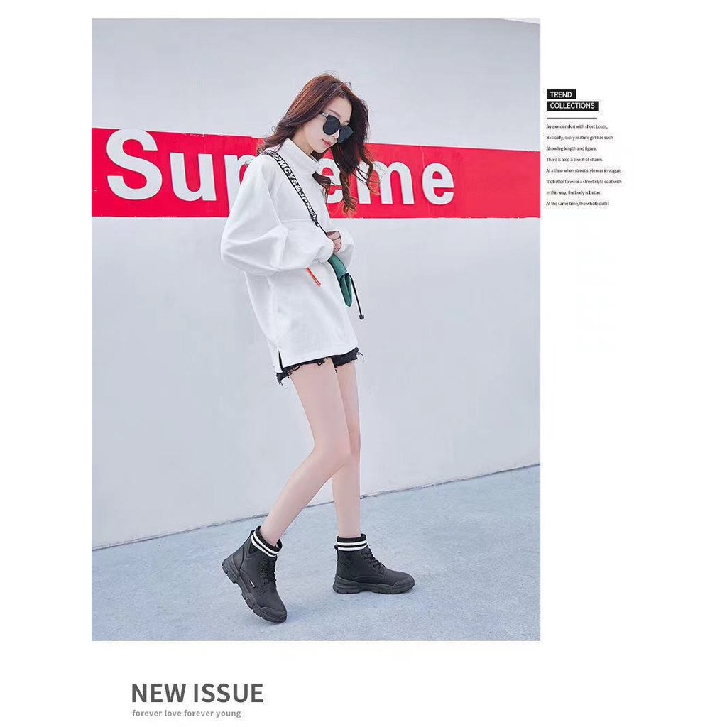 Bốt Martin / giày nữ / mùa thu mới / kiểu Anh / bốt ngắn / mùa thu và mùa đông | BigBuy360 - bigbuy360.vn