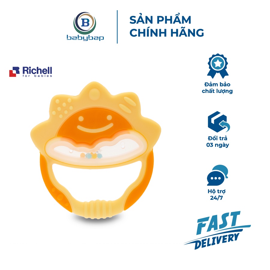 Gặm Nướu Tròn Richell Chất Liệu An Toàn, Cao Cấp Đạt Tiêu Chuẩn Nhật Bản