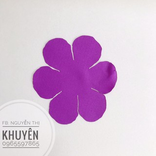 Cánh hoa lụa 6 cánh 8cm ( túi 10 c)
