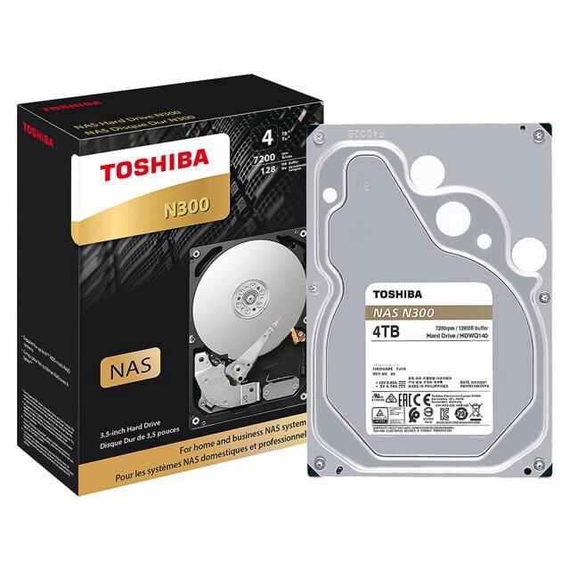 Ô cứng mạng 4TB NAS Toshiba NAS N300 cao cấp cho Nas-Server hàng chính hãng - tặng coin Chia