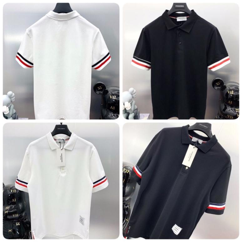 (Ảnh thật) Áo polo nam đơn giản cộc tay cổ bẻ - Áo thun cotton nam THOME cao cấp kiểu dáng đơn giản - Áo đôi nam nữ đẹp