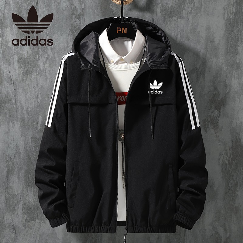 🔥Adidas 📣 Áo Khoác Chống Thấm Nước Thời Trang Xuân Thu Cao Cấp Cho Nam