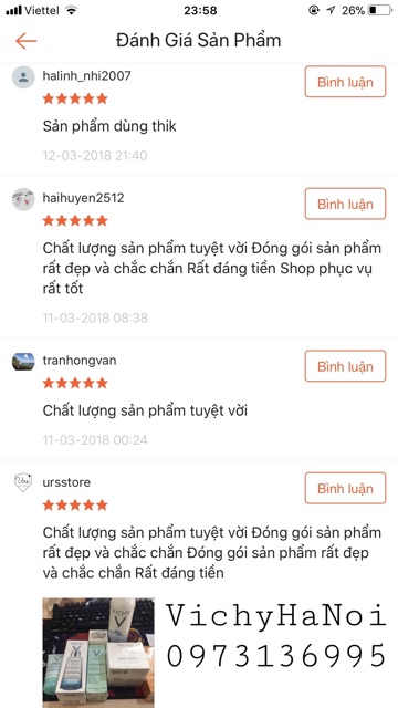 [Chính Hãng] Lăn khử mùi Vichy (Pháp)