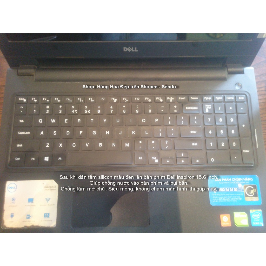 Miếng Phủ Bàn Phím Dell Inspiron 15.6 inch G3 G5 G7 G3579 G3779 G5587 5000 5565 7000 7570 7580 7855 7577 7588