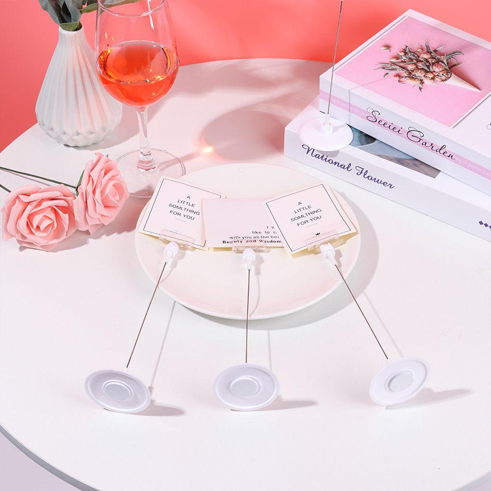 Set 1 / 5 / 10 Kẹp Giấy Hình Số Đứng Để Bàn Trang Trí Tiệc Cưới Lãng Mạn