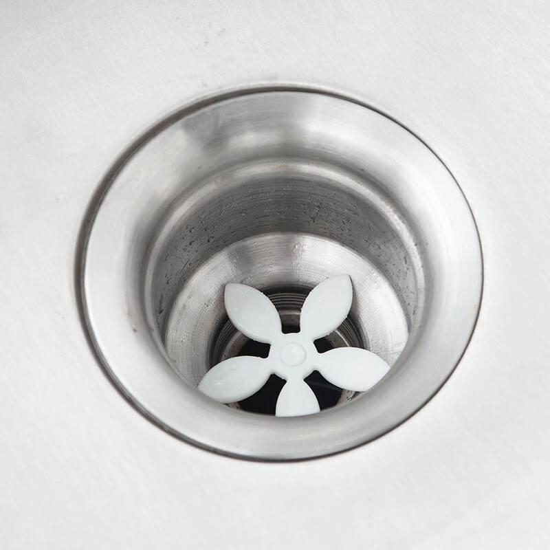 Dụng Cụ Lấy Tóc Kiểu Chuỗi Hạt Hình Bông Hoa Dành Cho Bồn Rửa Nhà Bếp Phòng