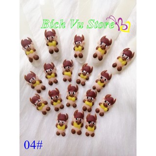 Hoa bột 4D | con Trâu | 2 con/20k
