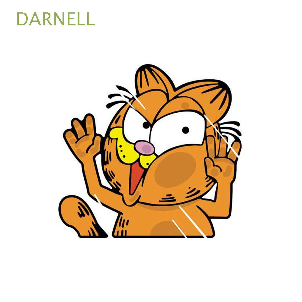 Miếng dán trang trí xe hơi hình nhân vật hoạt hình vui nhộn