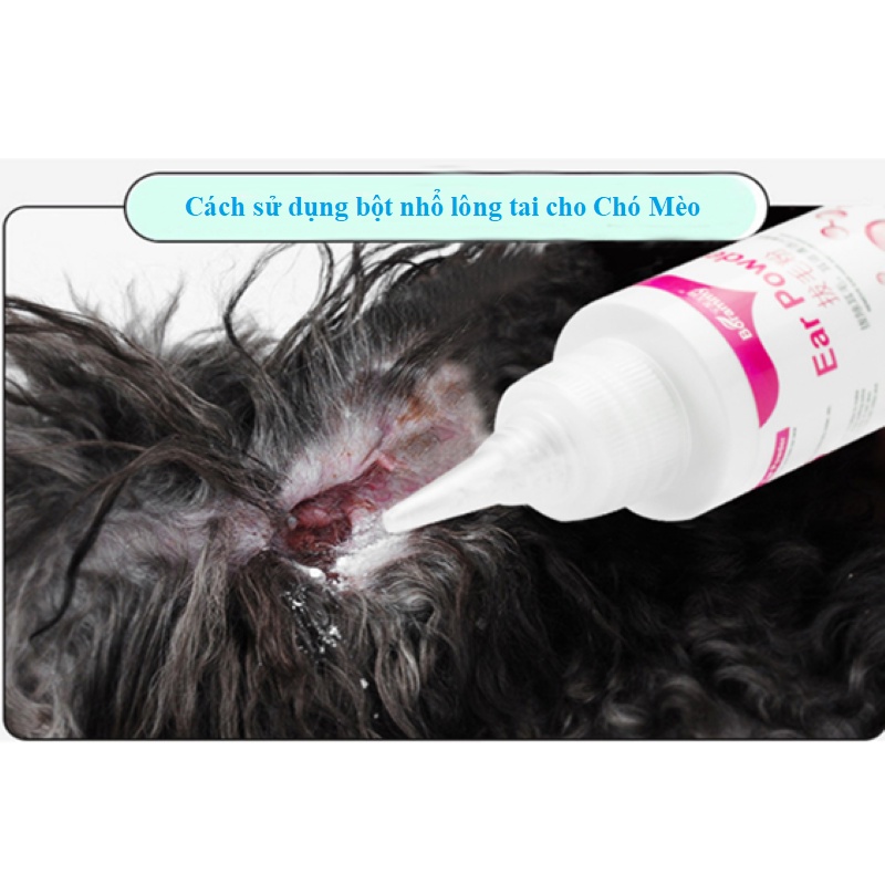 Thuốc nhỏ tai, nhỏ mắt, bột nhổ lông, dung dịch vệ sinh tai cho Chó Mèo - Love pets shop