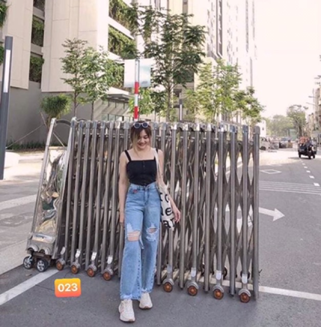 QUẦN JEAN RÁCH ỐNG RỘNG CÁ TÍNH🎯mã 023 | BigBuy360 - bigbuy360.vn