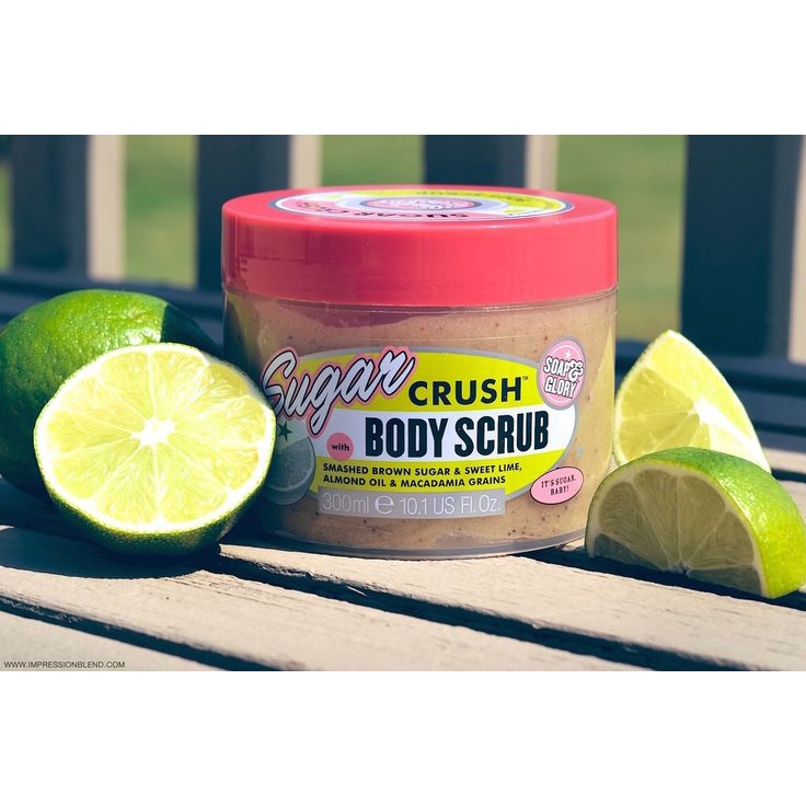 Tẩy da chết toàn thân Soap and Glory Sugar Crush Body Scrub 300ml (Bill Anh)