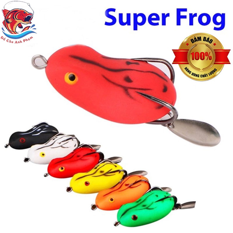 Mồi Câu Cá Siêu Rẻ Mồi Giả Câu Lure Nhái hơi Super Frog Siêu Nhậy MC1