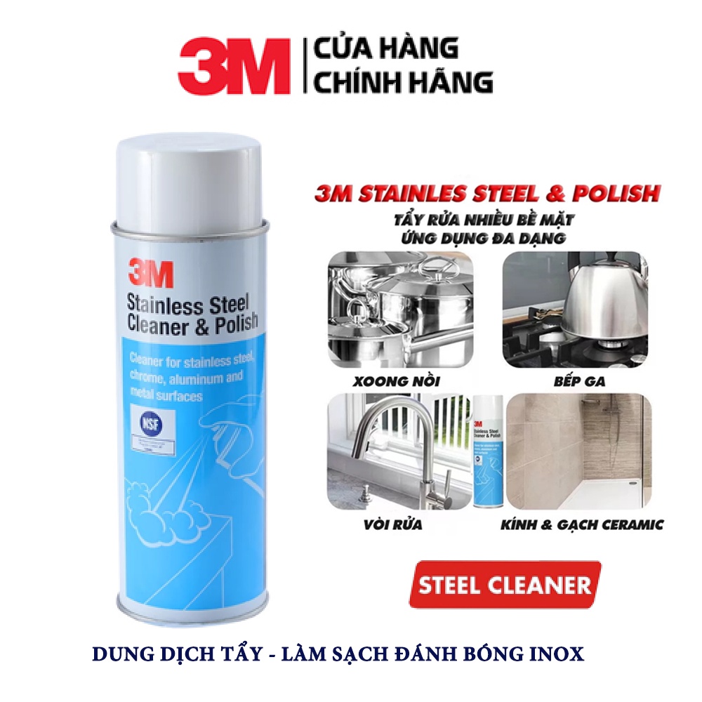 DUNG DỊCH TẨY VÀ LÀM SẠCH ĐÁNH BÓNG INOX – 3M