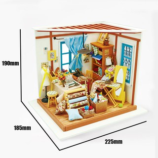 Mô hình nhà gỗ nhà búp bê Tiệm may
