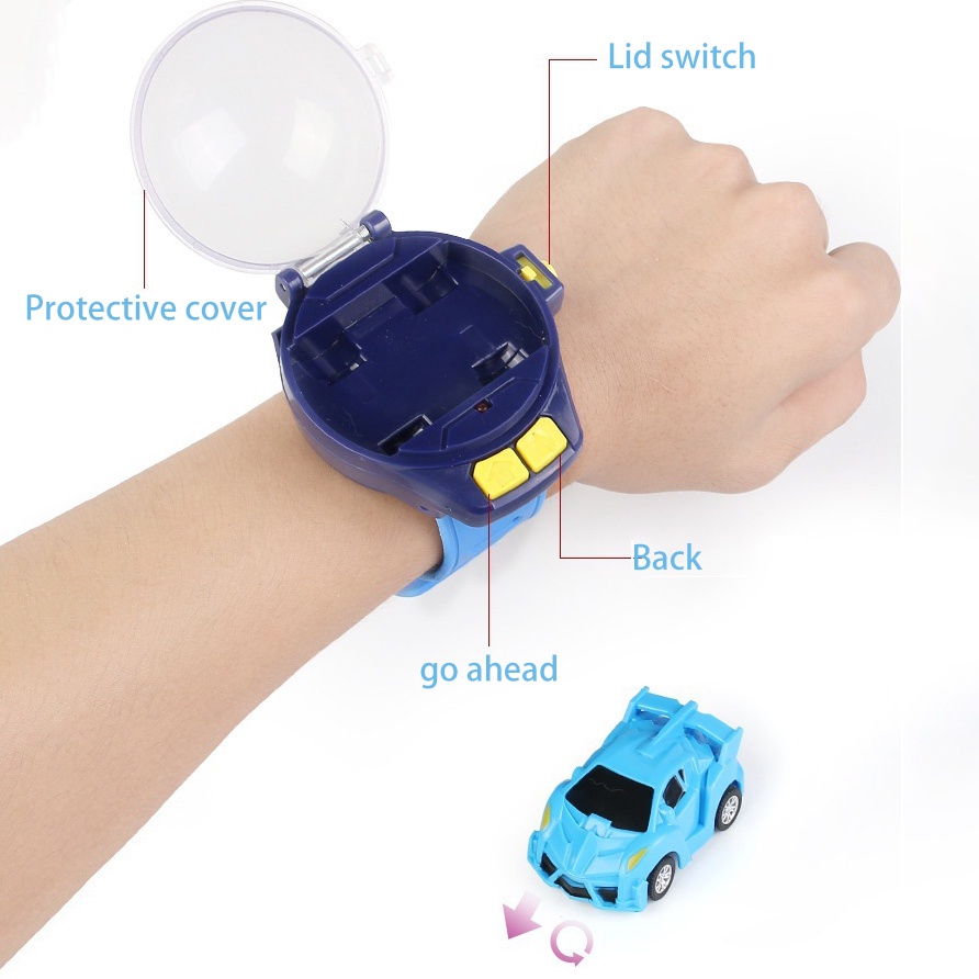 Đồ chơi xe đua mini BP MART điều khiển từ xa sạc USB có đồng hồ làm quà tặng cho trẻ em