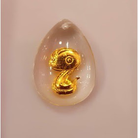 Mặt dây chuyền 3D dát vàng