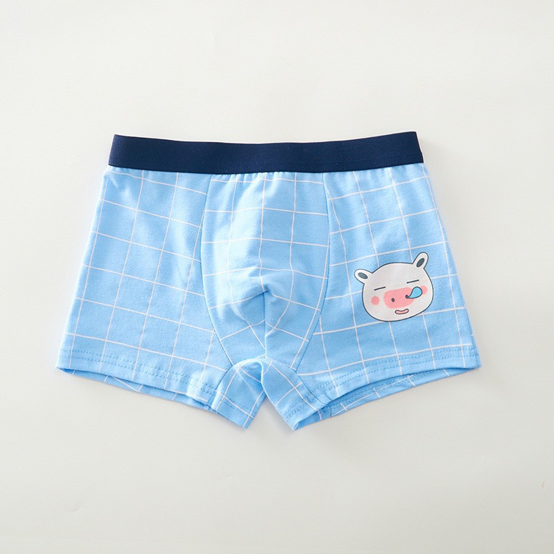 COMBO 4 Quần Sịp Boxer Bé Trai Cotton Cao Cấp DAHANA Kids - Quần Lót Boxer Bé trai ( Có Size Đại Cho Trẻ Béo)