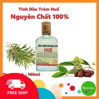 Dầu tràm huế nguyên chất 100ml|tinh dầu xanh