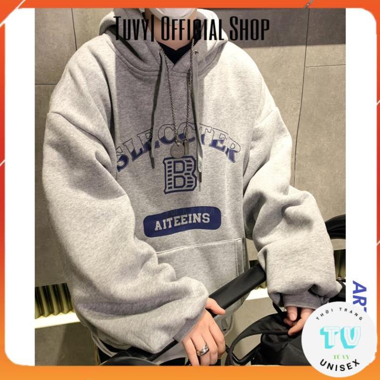 Hoodie nam nữ  TUVYSHOP  Áo hoodie tay dài dáng rộng in chữ thời trang cho nam