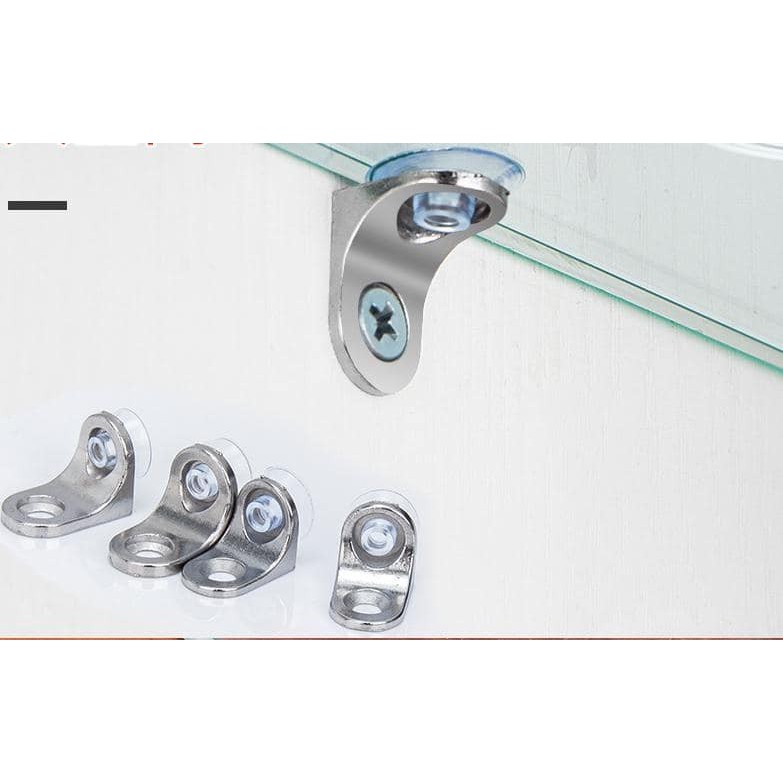 Combo 30 chiếc chốt đỡ kính, đỡ tầng kệ Inox – Ngành gỗ