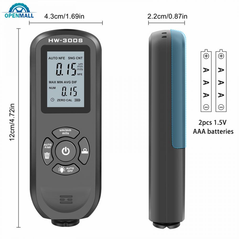 Bộ Dụng Cụ Kiểm Tra Độ Dày Sơn Xe Ô Tô HW-300S