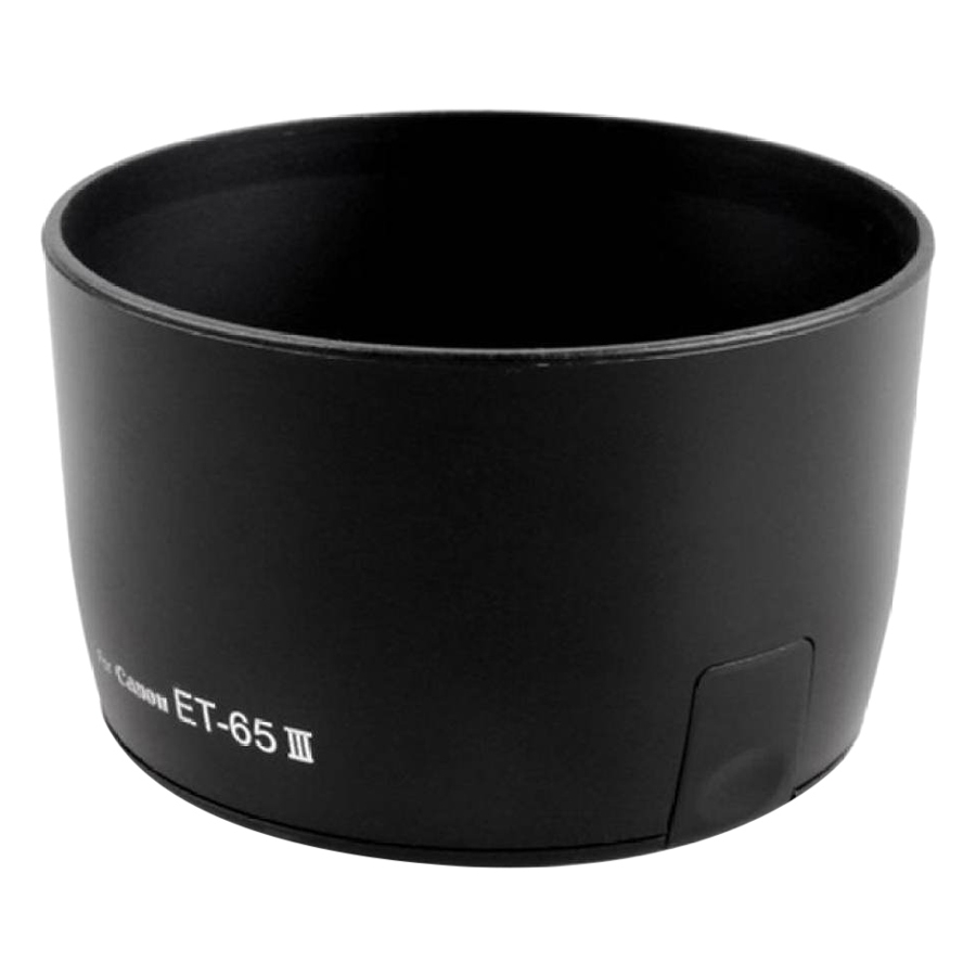 Lens Hood ET-65III Dành Cho Canon EF 85 F/1.8 USM &amp;amp; Canon EF 50 F/1.8 Mark I (Đen) - Hàng Nhập Khẩu