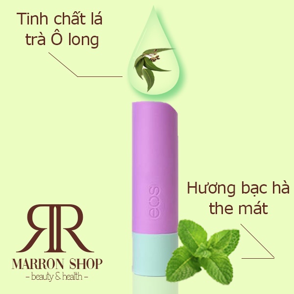 [Hàng US] Son dưỡng môi không màu hữu cơ Eos