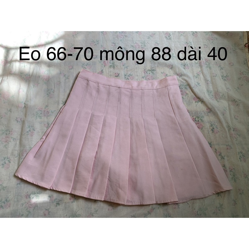 Chân váy y2k xếp li caro siêu rẻ