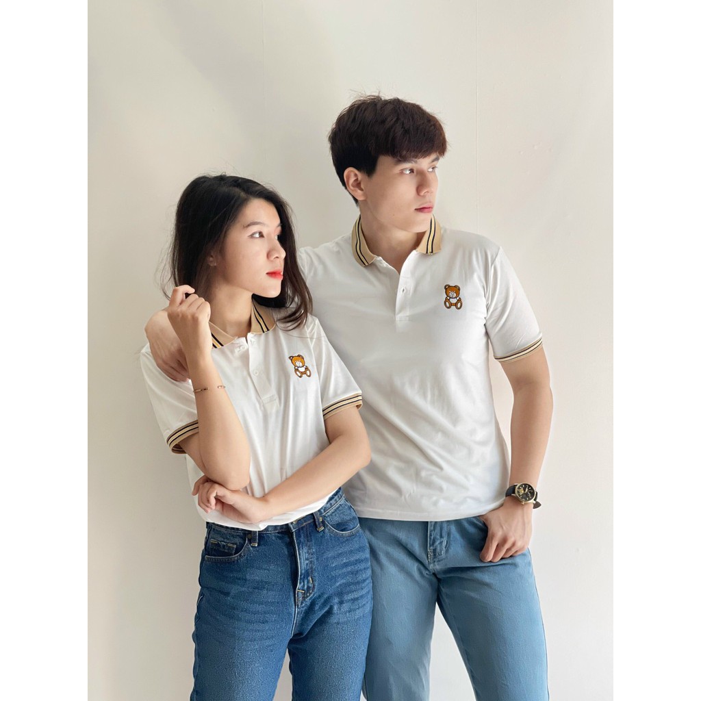 Áo thun nam nữ POLO vải cá sấu chất cotton ngắn tay cực sang trọng - TT07 | BigBuy360 - bigbuy360.vn