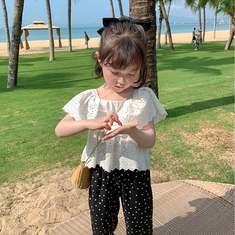 Set Đồ Mùa Hè 5 Món Gồm Áo Tay Cộc Thoải Mái Hợp Thời Trang Cho Bé Gái