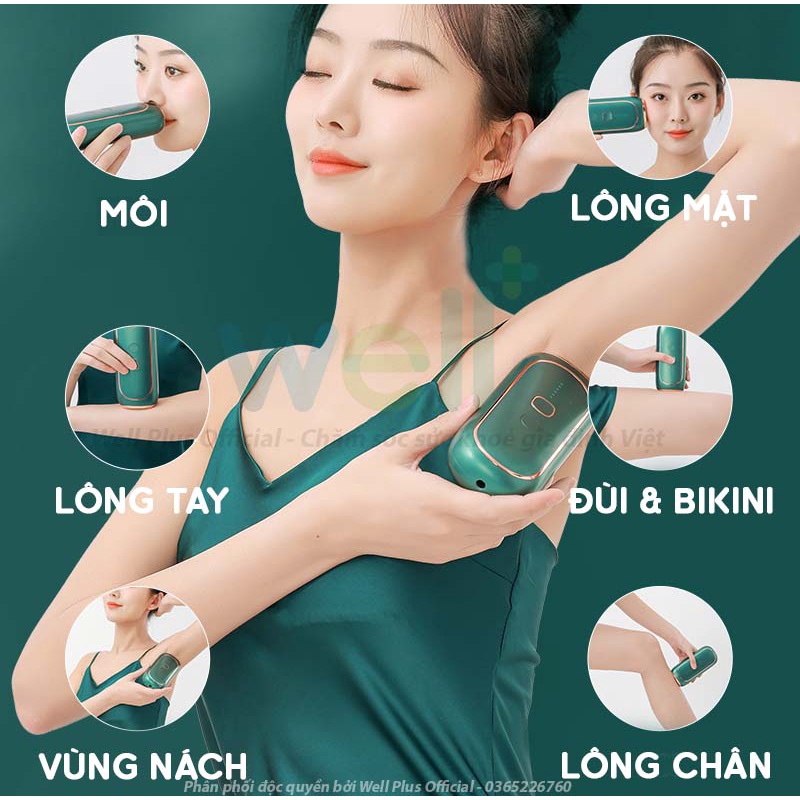 Máy Triệt Lông IPL PinkBliss - Không Đau Chính Hãng Tẩy Lông Vĩnh Viễn Lông Nách, Lông Tay, Chân, Lông Vùng Kín Tại Nhà
