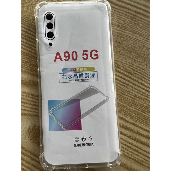 Ốp lưng Samsung A90 5G dẻo silicon trong suốt chống sốc