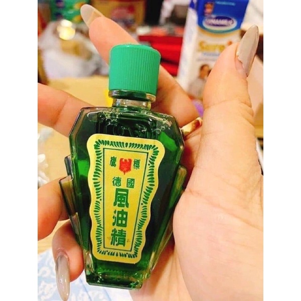 Lóc 12 chai dầu gió xanh Singapore 2 nắp